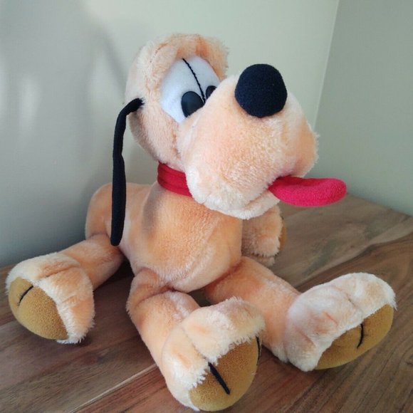 Vintage Hasbro Softies Disney 12" Pluto Plush - Picture 1 of 4